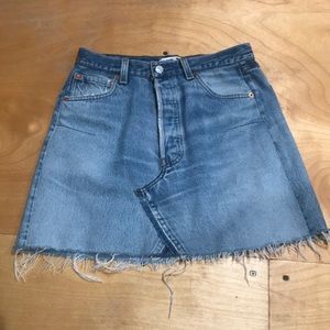 Re/done Levi’s skirt size 26
